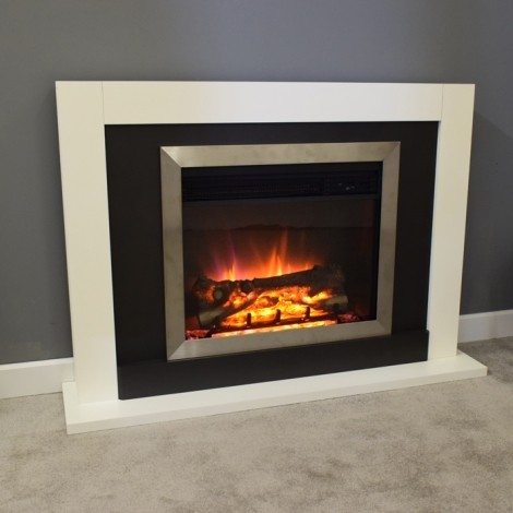 Romney - 48" Electric Fireplace Suite - 2kW