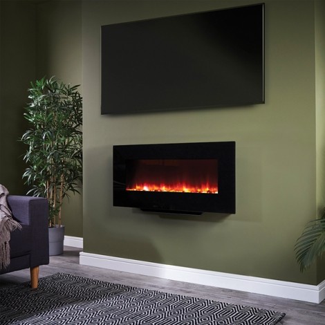 Santos - 38" Wall Mounted Electric Fire - 2kW