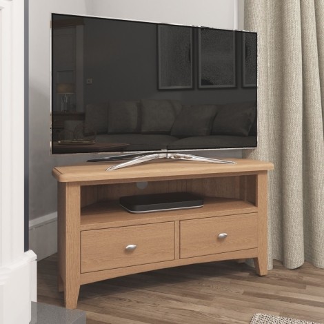 Goa Light Oak - Corner TV Unit