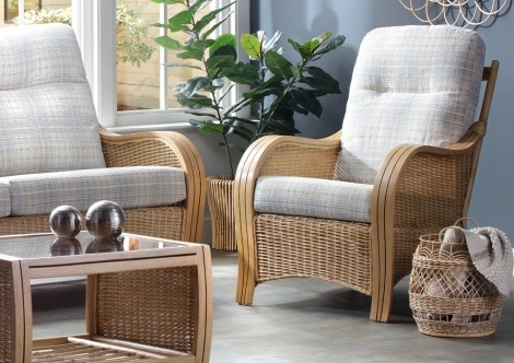 Desser - Turin - Light Oak - Cane Armchair